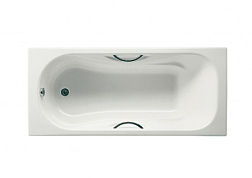Чугунная ванна Malibu 150х75 см, с отв. для ручек, антискользящее покр. 2315G000R Roca 
