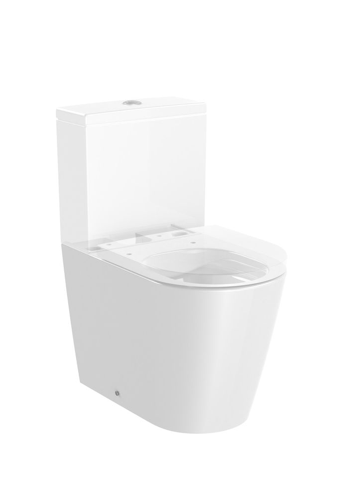 Чаша унитаза-компакта Inspira round, безободковый 342529000 Roca купить ...