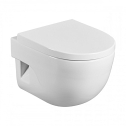 Подвесной унитаз Meridian 36х48 см, compact, с сиденьем 7346248000+ZRU9307606 Roca 