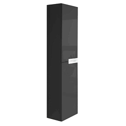 Шкаф-колонна Victoria Nord 30х24х150 см, black edition, реверсивная установка двери, подвесной монтаж ZRU9000095 Roca 
