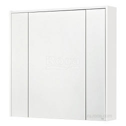 Зеркало Ronda 80х78 см, шкаф, белый матовый, с подсветкой ZRU9303009 Roca 