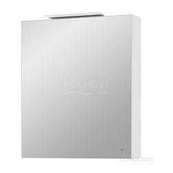 Зеркало Oleta 60х70 см, белый матовый, левый, с подсветкой 857645501 Roca 