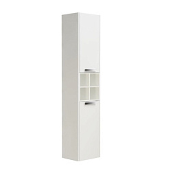 Шкаф-колонна Lago 35х28х165,5 см, белый глянец, реверсивная установка двери, подвесной монтаж, с бельевой корзиной 857297806 Roca 