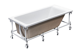 Монтажный комплект для ванны Easy 180х80 см, каркас, слив-перелив, крепеж 25P028000 Roca 
