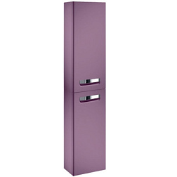 Шкаф-колонна Gap 34х20х160 см, фиолетовый матовый, правый, подвесной монтаж ZRU9302746 Roca 
