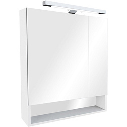 Зеркало Gap 80х85 см, шкаф, белый, пленка, с подсветкой ZRU9302750 Roca 