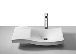 Накладная раковина Urbi 2 66х38х12 см, санфарфор 327226000 Roca 