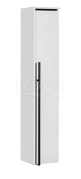 Шкаф-колонна Aneto 23х20,2х120,1 см, белый глянец/правая сторона черная, правый, подвесной монтаж 857467806 Roca 