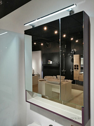 Зеркало Gap 70х85 см, шкаф, фиолетовый, пленка, с подсветкой ZRU9302752 Roca 
